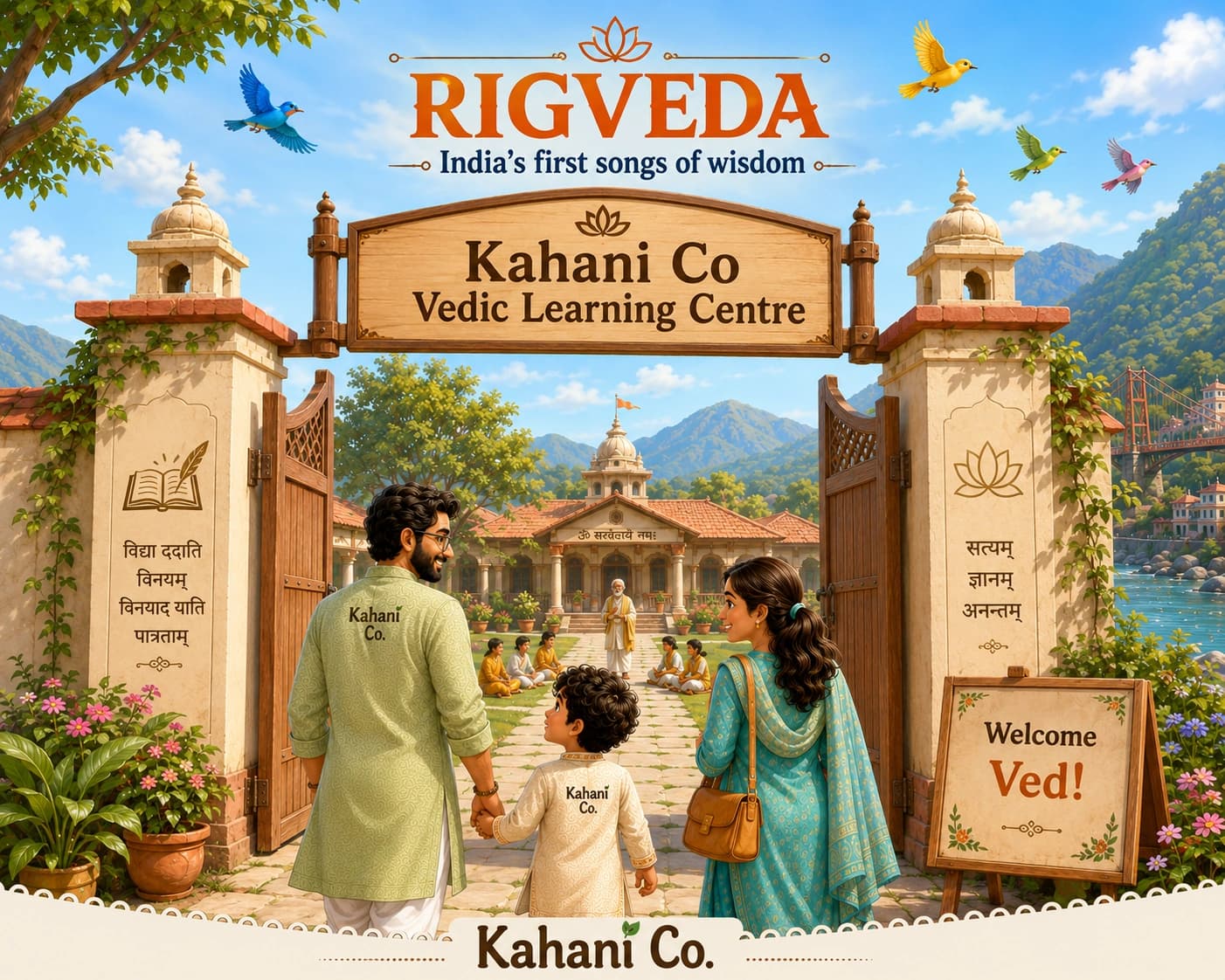 The Rigveda: India's First Songs of Wisdom book cover